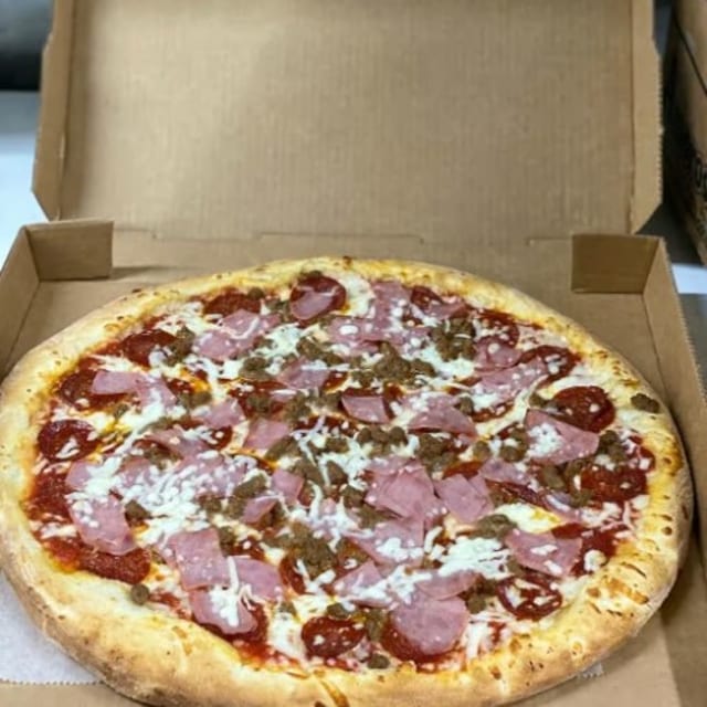 Meat Lovers Pizza.