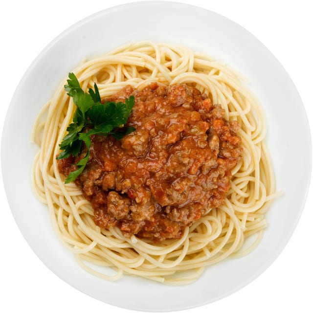 Pasta Bolognese.