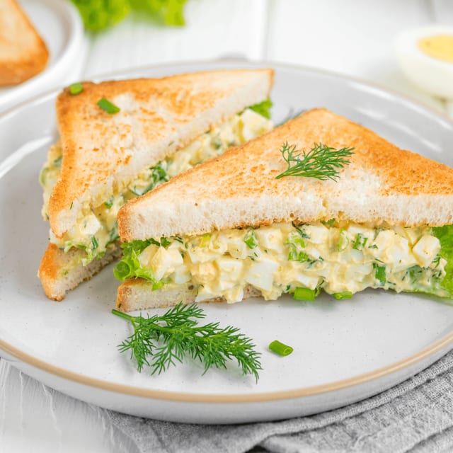 Egg and Cheese Sandwich.