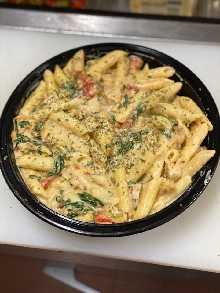 Queen Elizabeth Pasta with Shrimp.