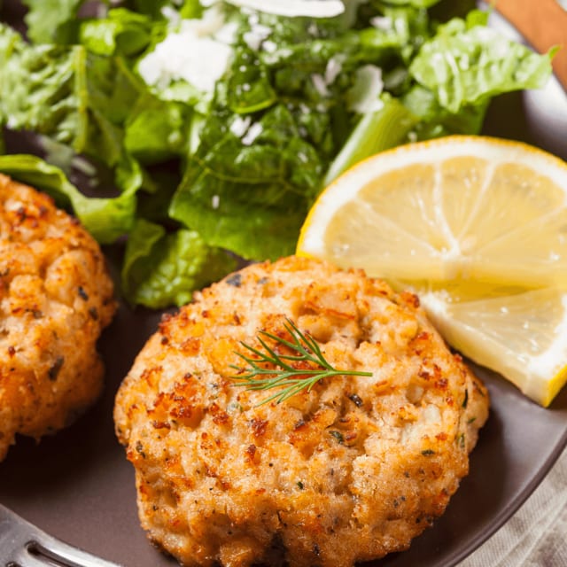 Crab Cake Platter.