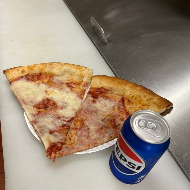 Grab a Slice: 2 Slices and a Drink.