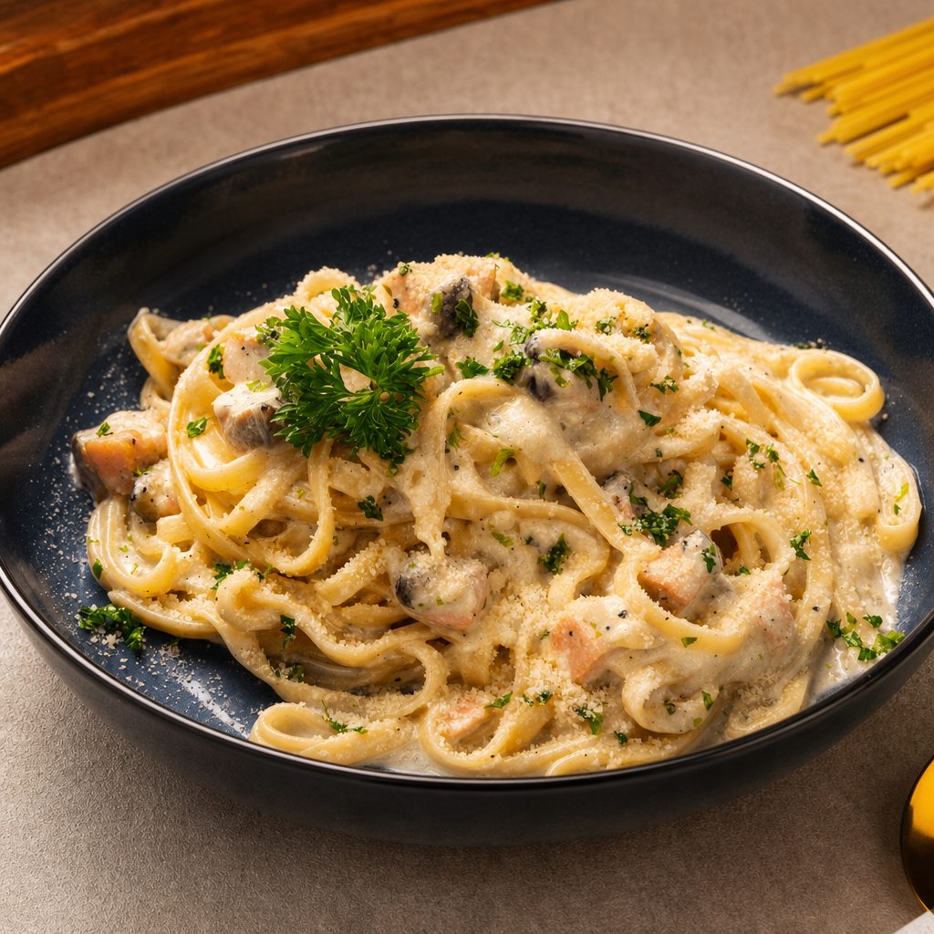Pasta Alfredo.