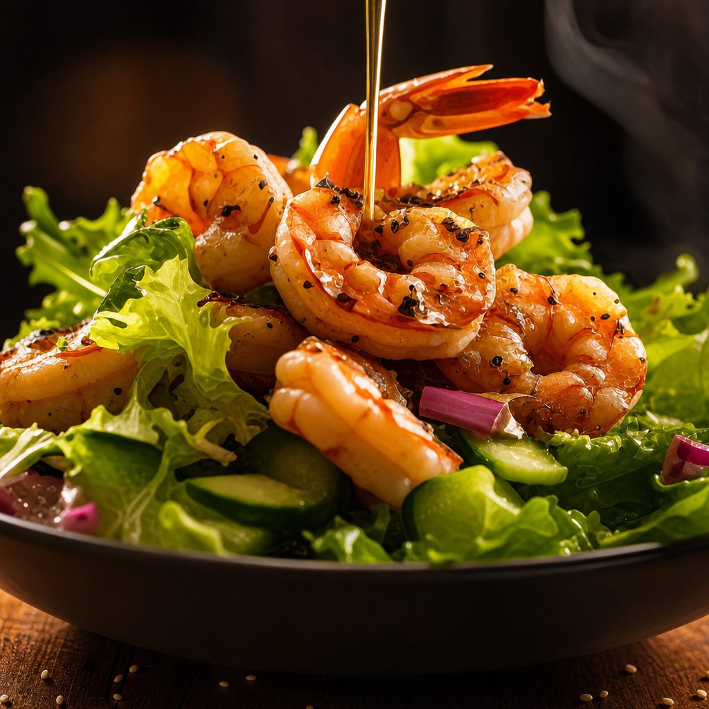 Grilled Shrimp Salad.