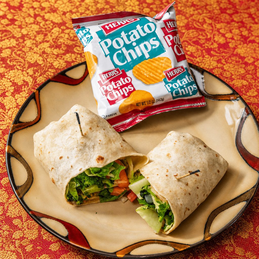 Grilled Veggie Wrap.