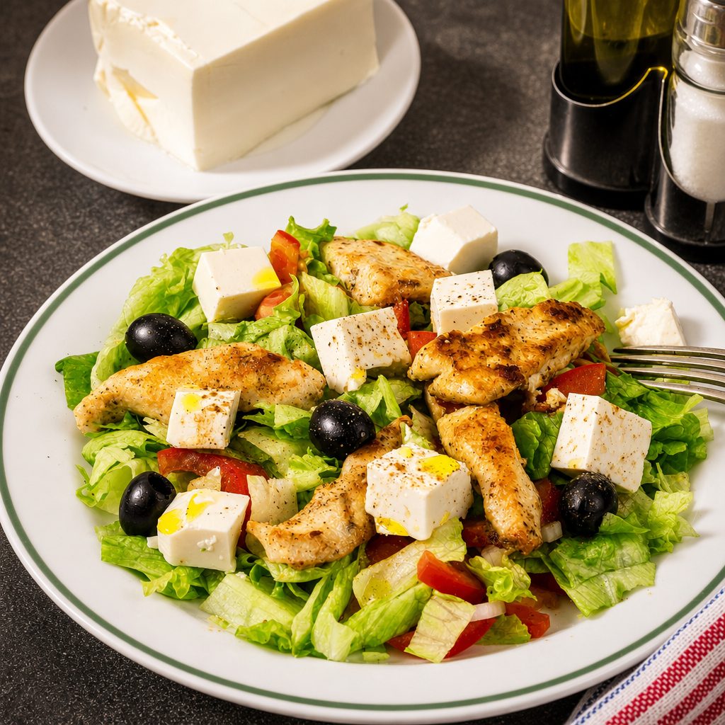 Turkey & Cheese Salad.