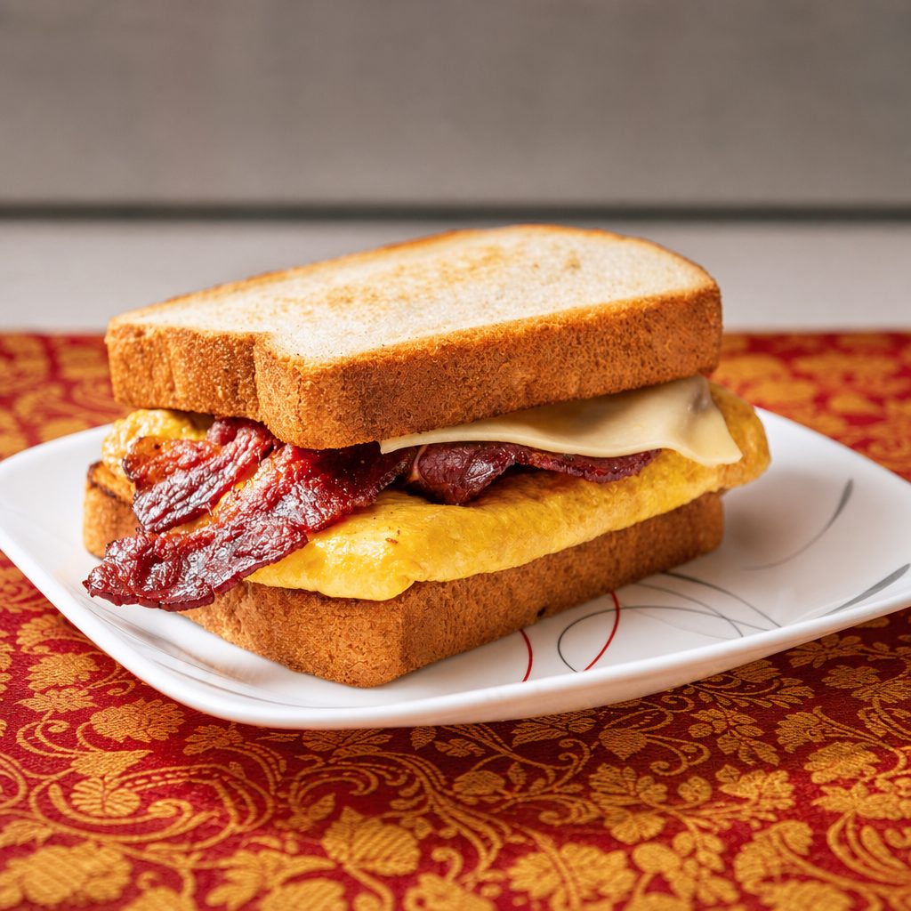 Bacon Egg and Cheese Sandwich.