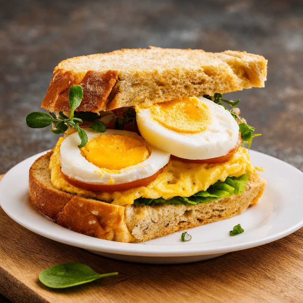Plain Egg Sandwich.