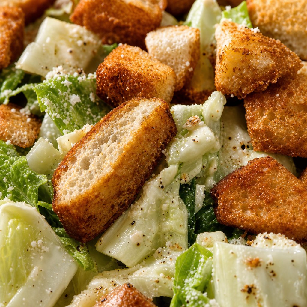 Crispy Chicken Caesar Salad.