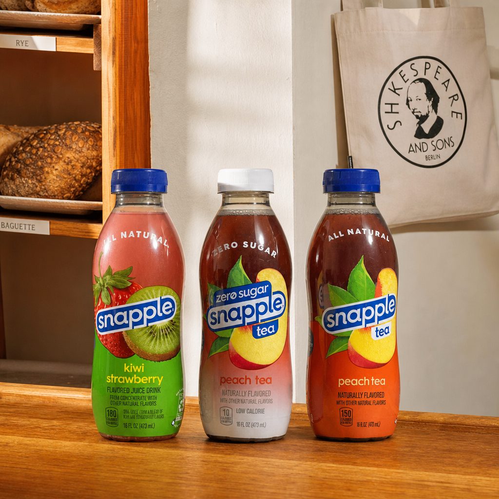 Snapple Kiwi Strawberry.