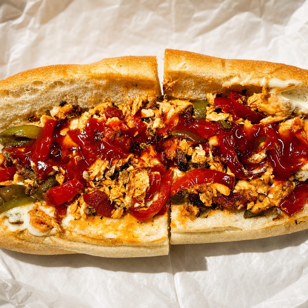 Salmon Cheesesteak.