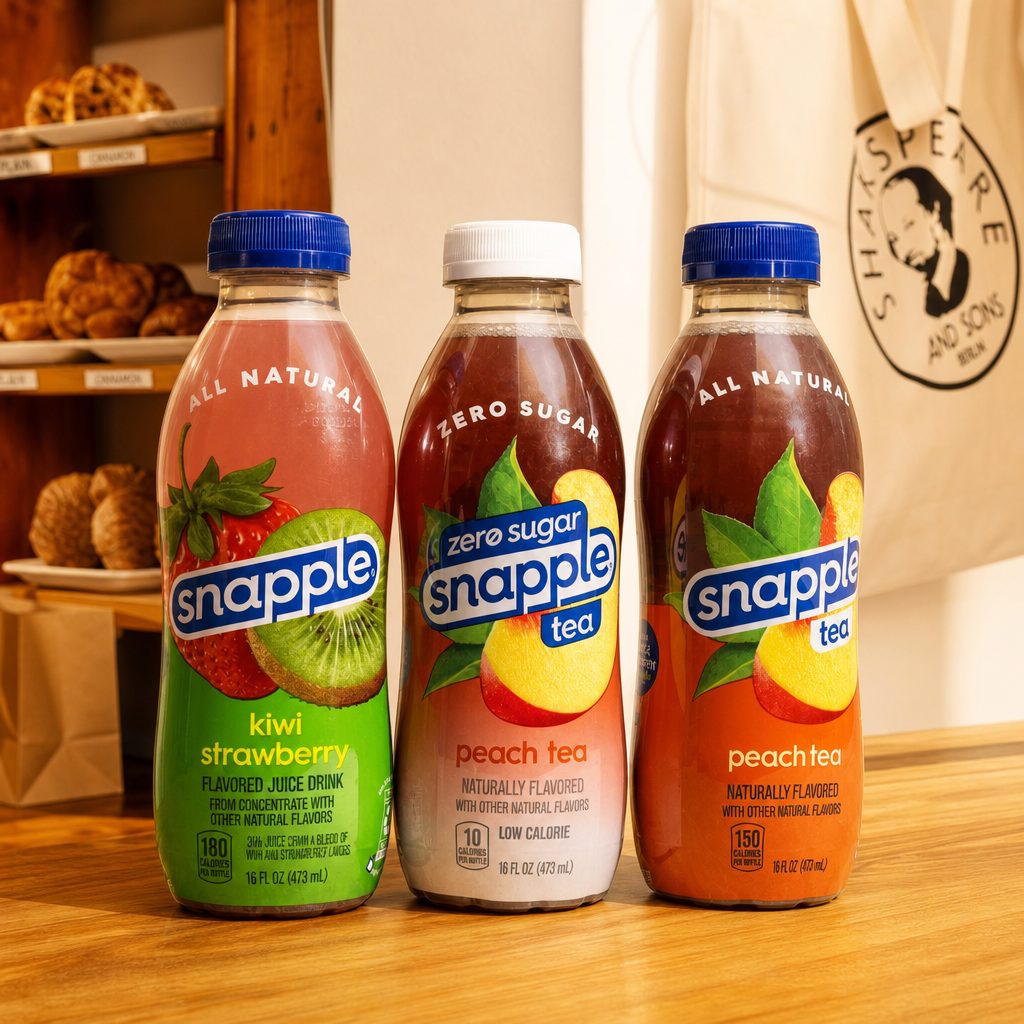 Snapple Fruit Punch.