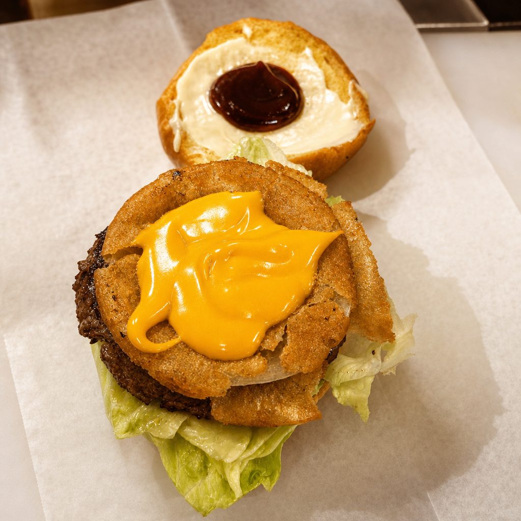 Alamo Burger.