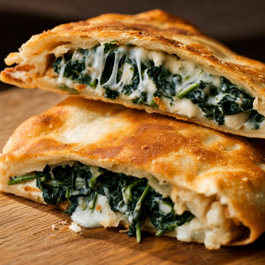 Spinach Calzone.