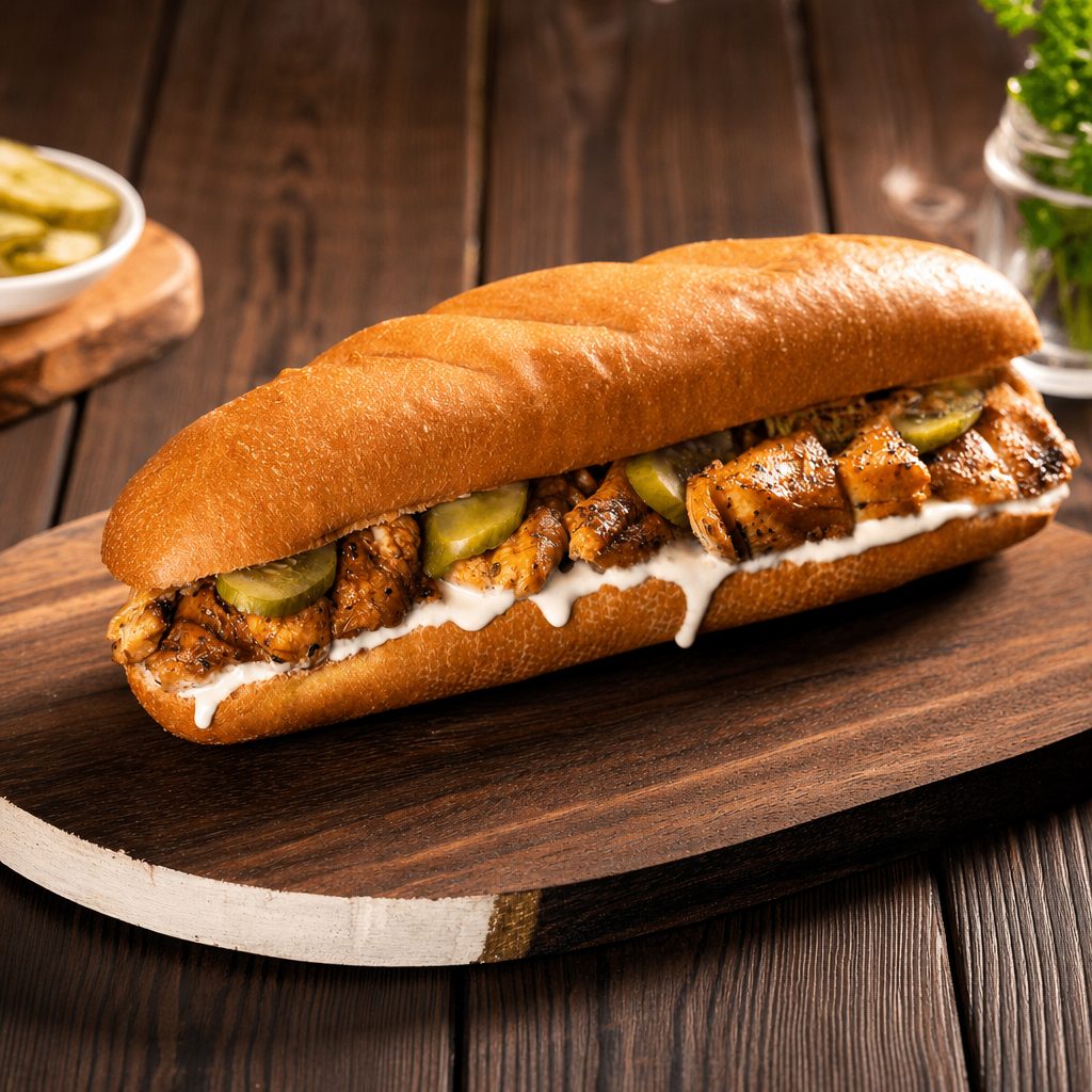 Grilled Chicken Hoagie.