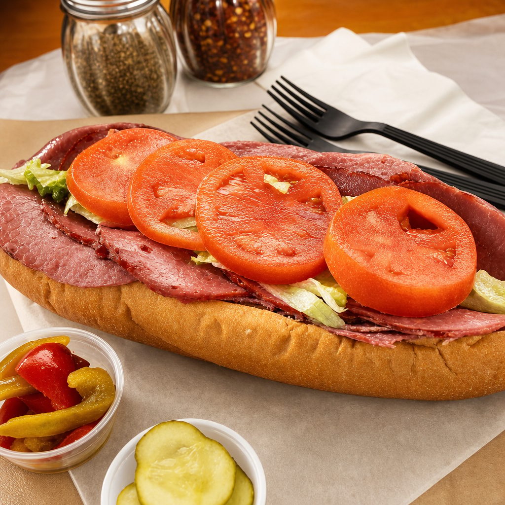 Corned Beef Hoagie.