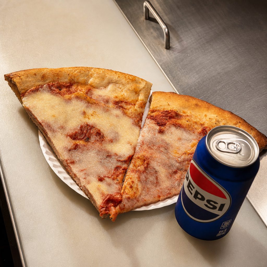 Grab a Slice: 2 Slices and a Drink.